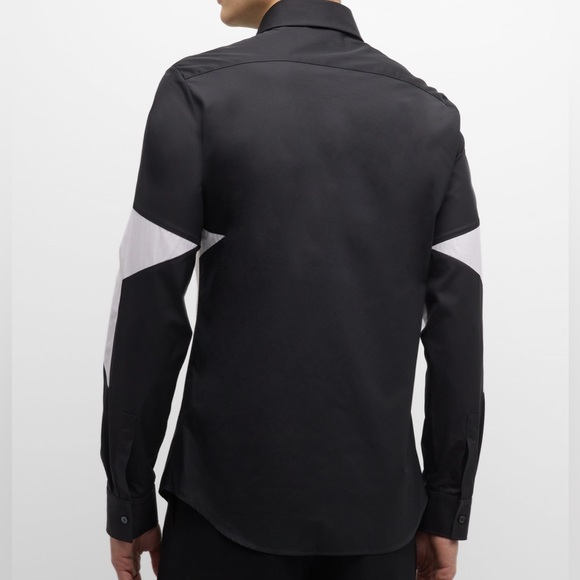 NWTS Balmain Star Poplin Button Down Shirt - Picture 5 of 14